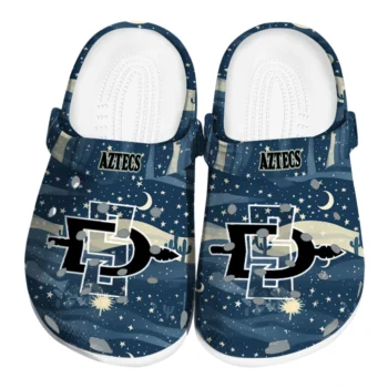san diego state aztecs night cactus clogs best selling