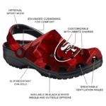 san francisco 49ers canyon layers clogs best selling