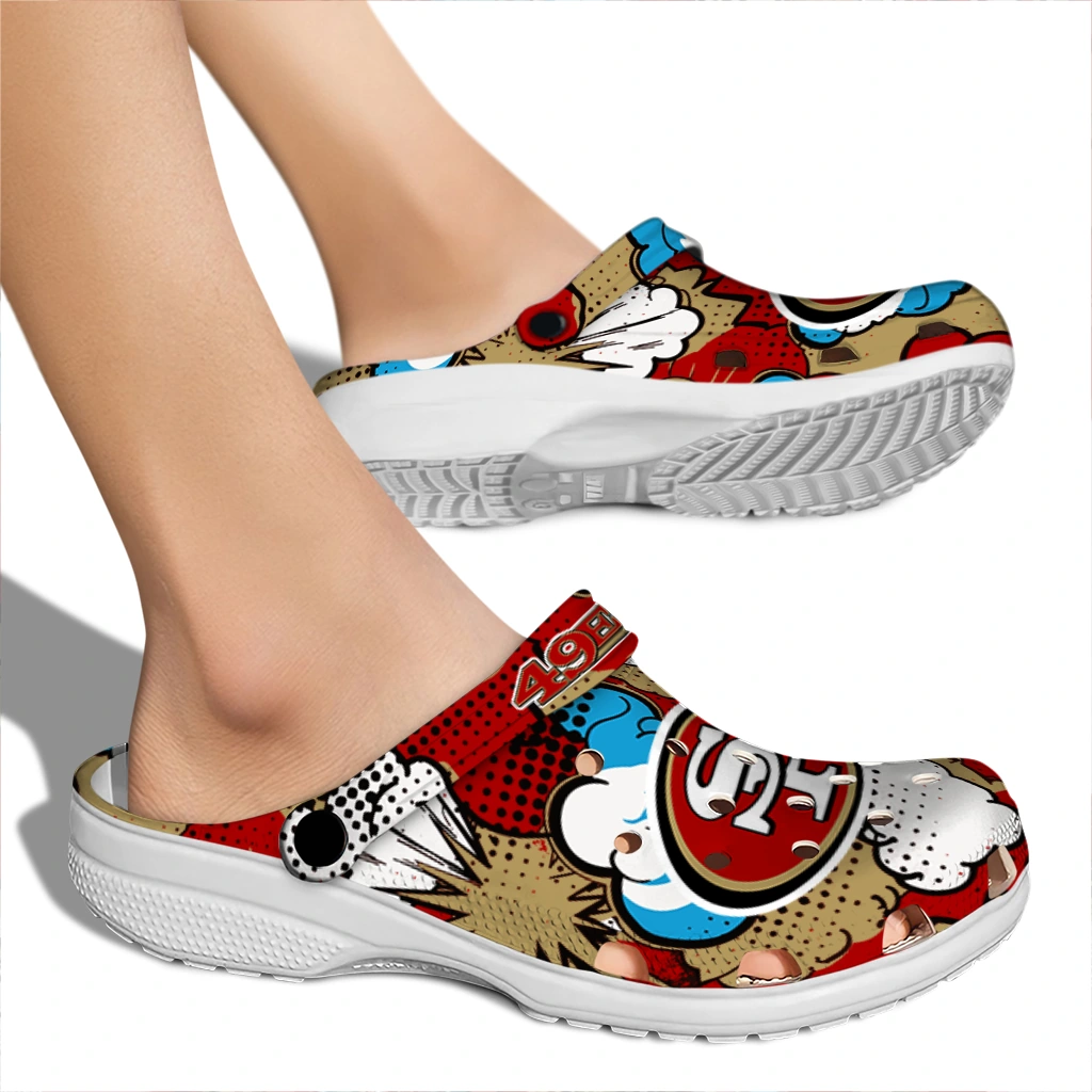 san francisco 49ers cloud splash clogs fashion forward san francisco 49ers cloud splash clogs fashion forward