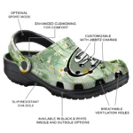 san francisco 49ers daisy cluster clogs best selling