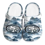 san francisco 49ers mountain peaks clogs best selling