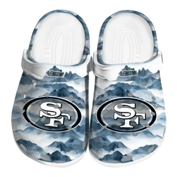 san francisco 49ers mountain peaks clogs best selling