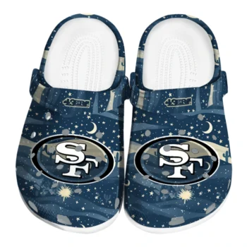 san francisco 49ers night cactus clogs best selling