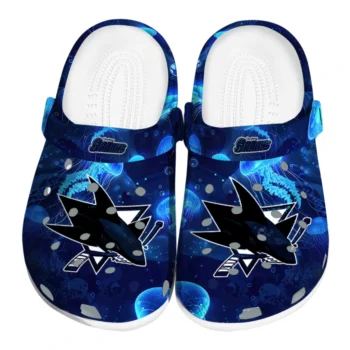 san jose sharks jellyfish ocean clogs best selling
