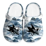 san jose sharks mountain peaks clogs best selling