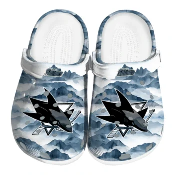 san jose sharks mountain peaks clogs best selling