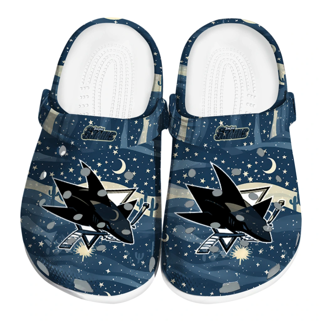 san jose sharks night cactus clogs best selling san jose sharks night cactus clogs best selling