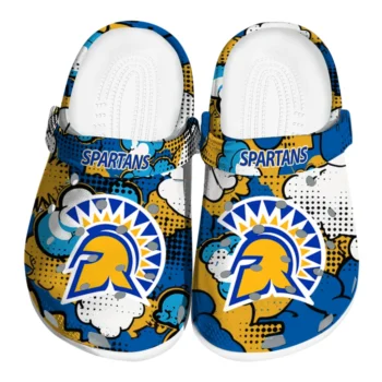 san jose state spartans cloud splash clogs best selling