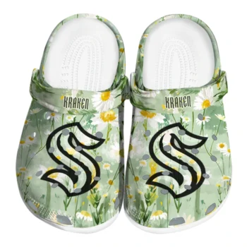 seattle kraken daisy cluster clogs best selling