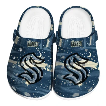 seattle kraken night cactus clogs best selling