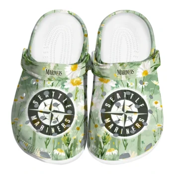 seattle mariners daisy cluster clogs best selling