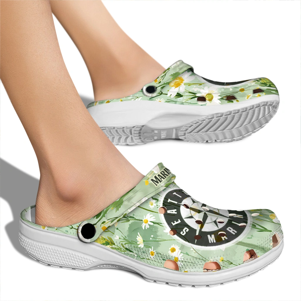 seattle mariners daisy cluster clogs fashion forward seattle mariners daisy cluster clogs fashion forward