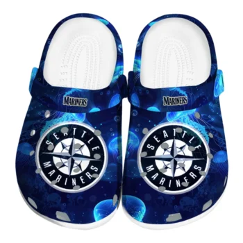 seattle mariners jellyfish ocean clogs best selling
