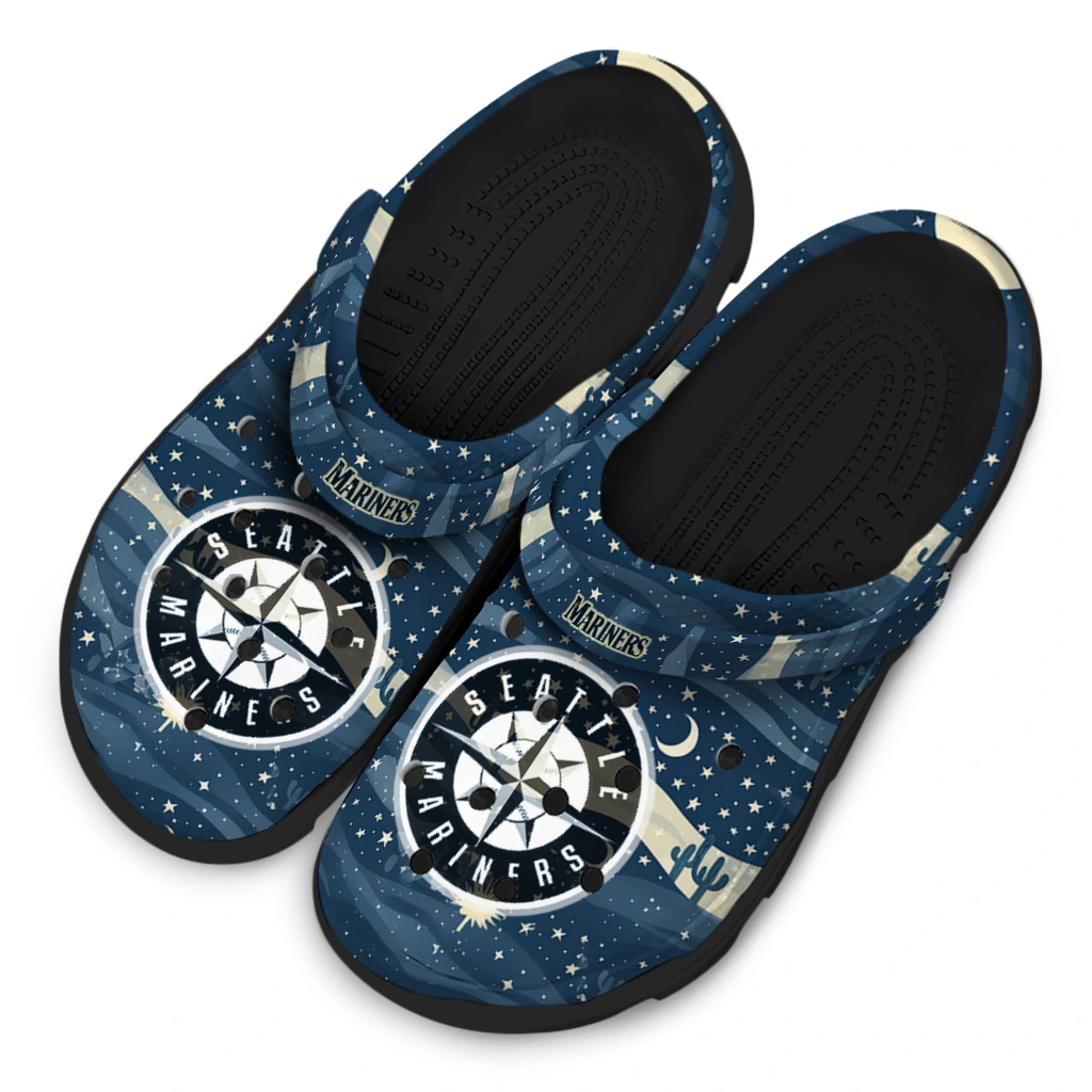 seattle mariners night cactus clogs latest model seattle mariners night cactus clogs latest model