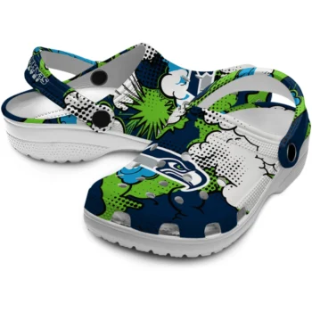 seattle seahawks cloud splash clogs high quality