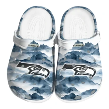 seattle seahawks mountain peaks clogs best selling