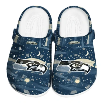 seattle seahawks night cactus clogs best selling