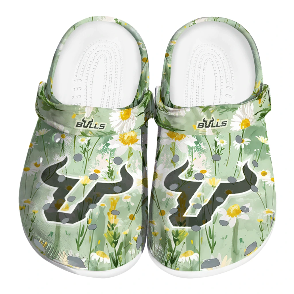 south florida bulls daisy cluster clogs best selling south florida bulls daisy cluster clogs best selling