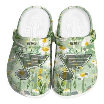 st louis blues daisy cluster clogs best selling