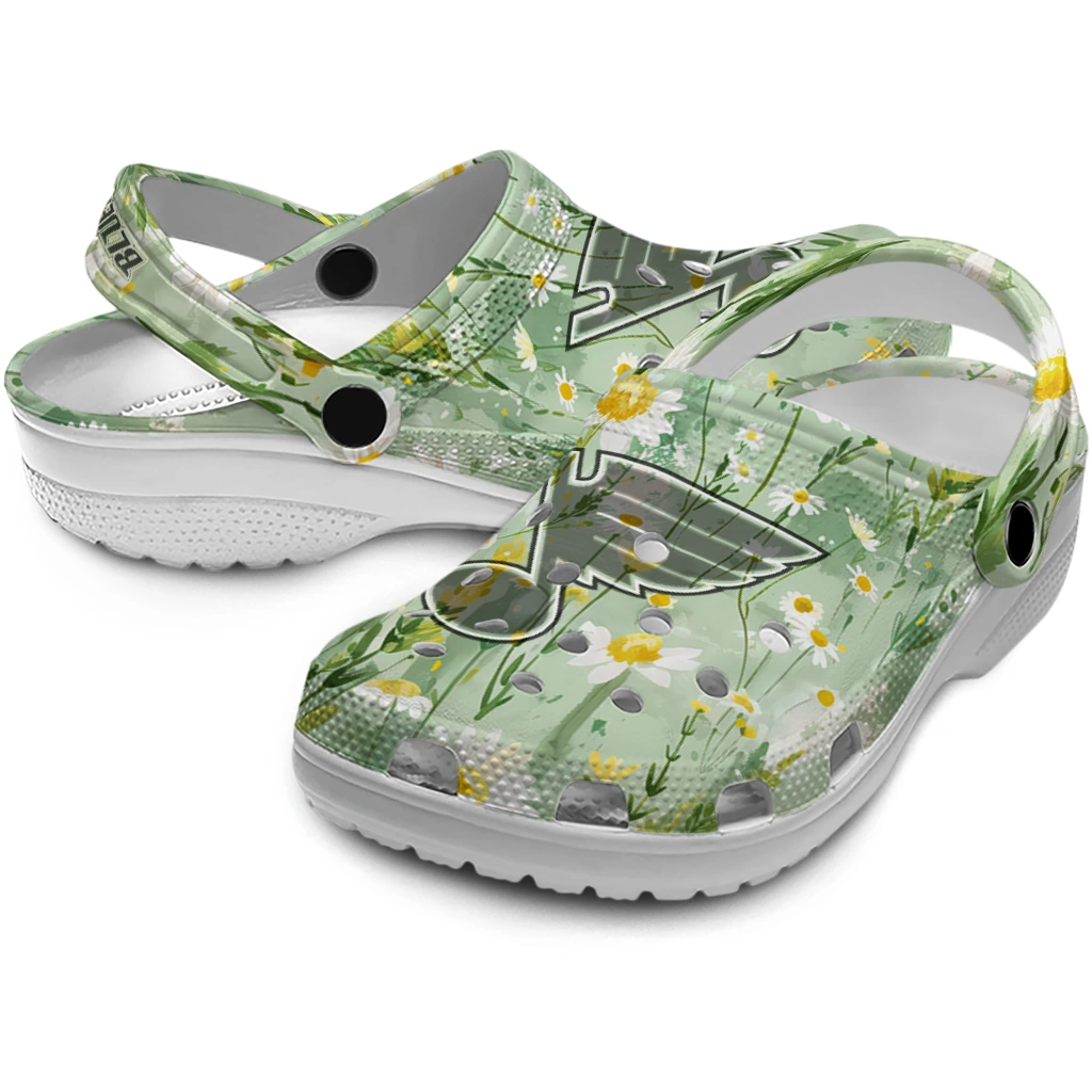st louis blues daisy cluster clogs high quality st louis blues daisy cluster clogs high quality