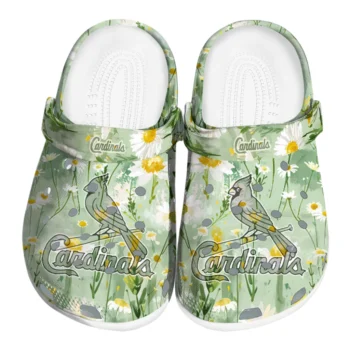 st louis cardinals daisy cluster clogs best selling