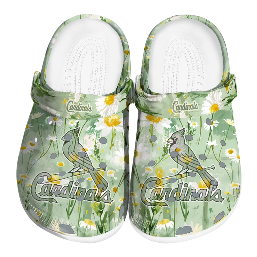 st louis cardinals daisy cluster clogs best selling st louis cardinals daisy cluster clogs best selling
