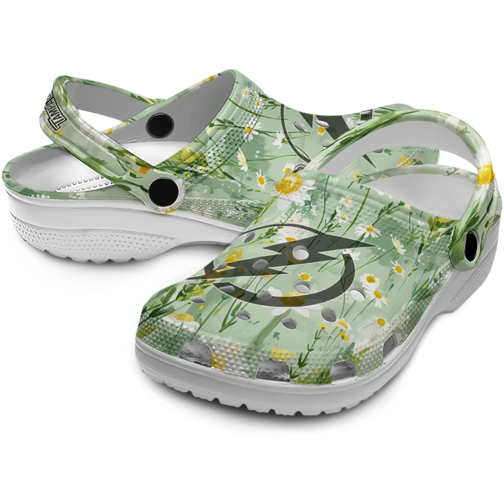 tampa bay lightning daisy cluster clogs high quality tampa bay lightning daisy cluster clogs high quality