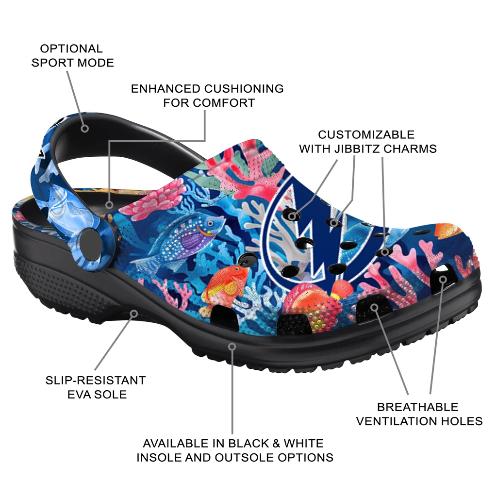 tampa bay lightning ocean wonders clogs new arrival tampa bay lightning ocean wonders clogs new arrival