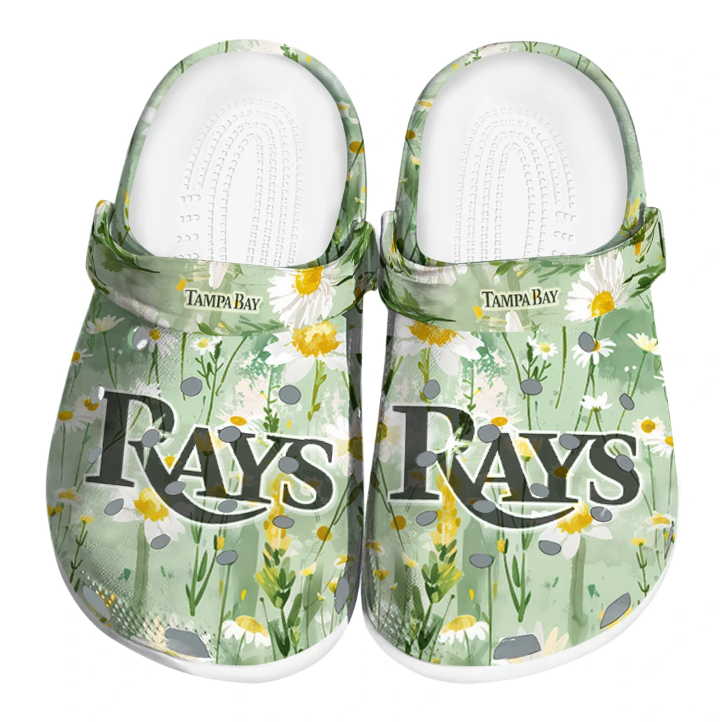 tampa bay rays daisy cluster clogs best selling tampa bay rays daisy cluster clogs best selling