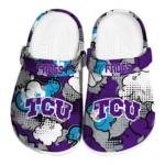 tcu horned frogs cloud splash clogs best selling