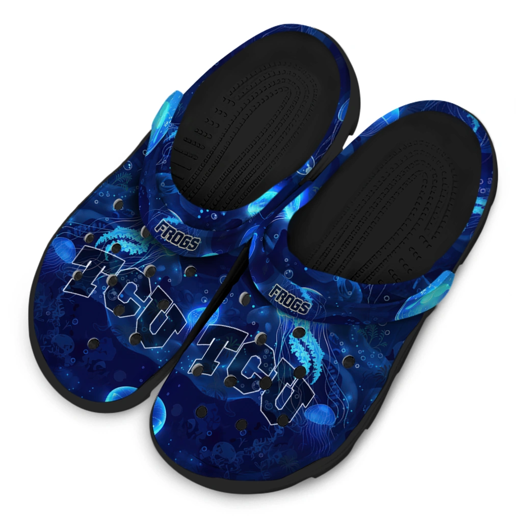 tcu horned frogs jellyfish ocean clogs latest model tcu horned frogs jellyfish ocean clogs latest model