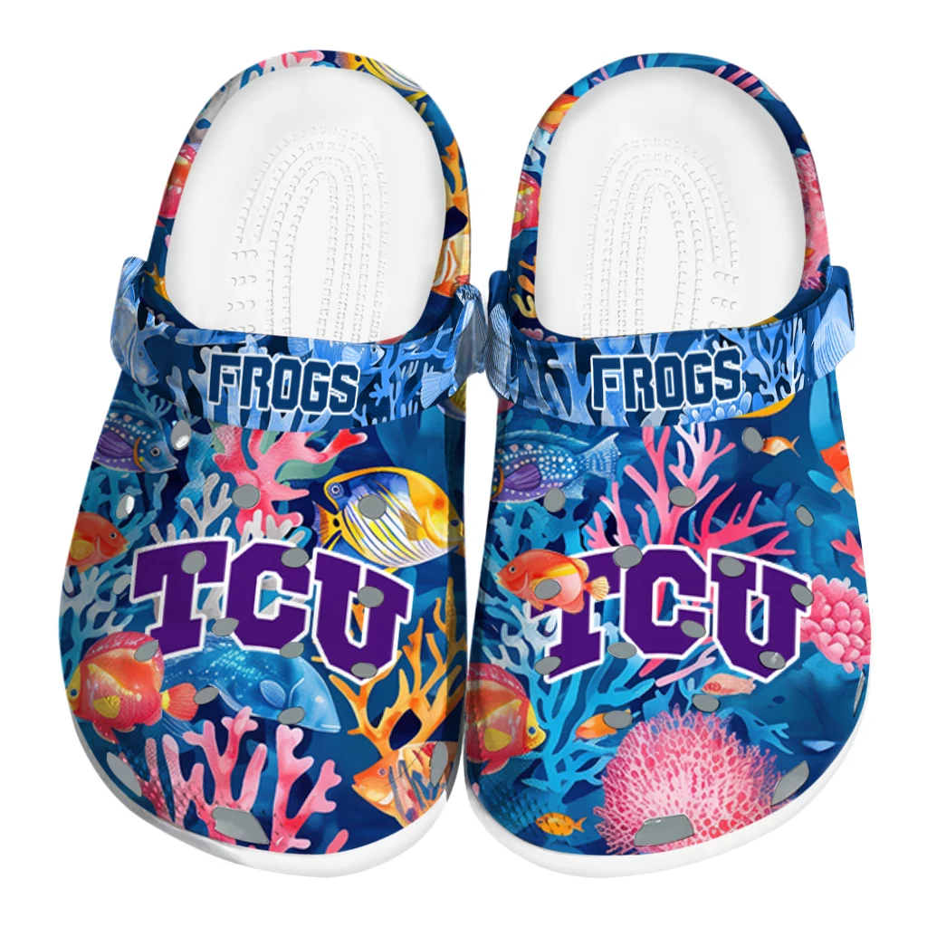 tcu horned frogs ocean wonders clogs best selling tcu horned frogs ocean wonders clogs best selling