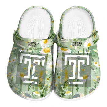 temple owls daisy cluster clogs best selling
