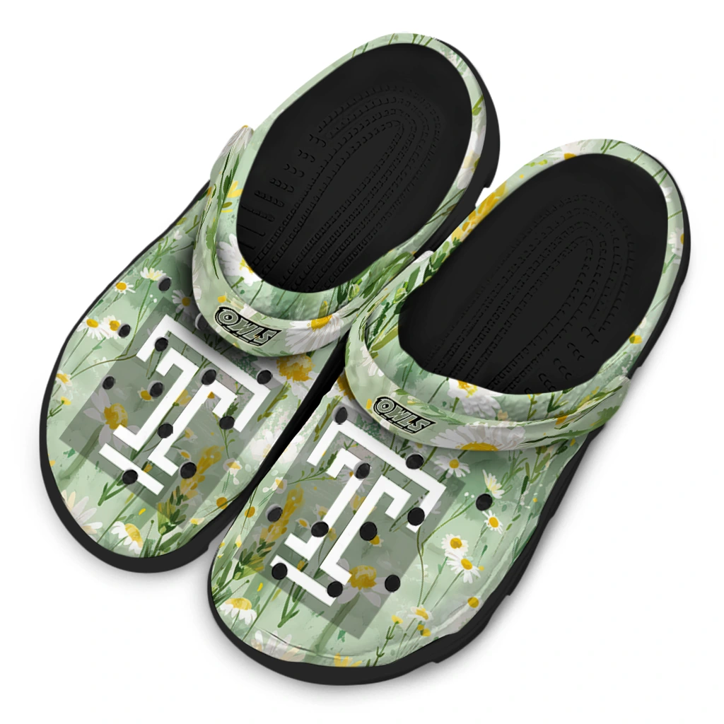 temple owls daisy cluster clogs latest model temple owls daisy cluster clogs latest model