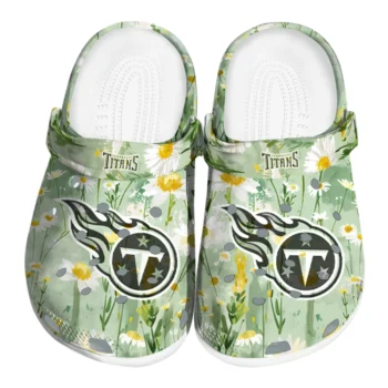 tennessee titans daisy cluster clogs best selling