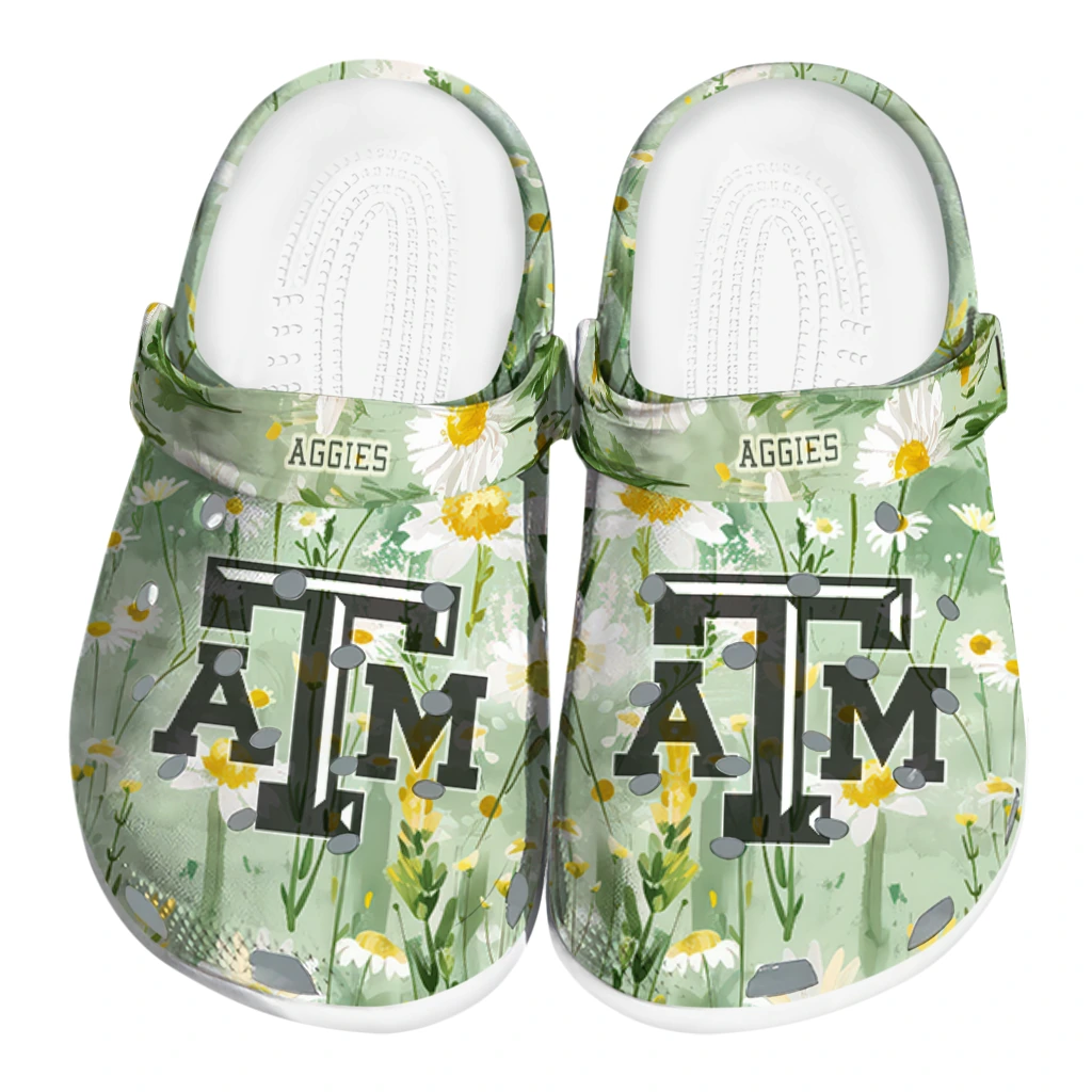 texas am aggies daisy cluster clogs best selling texas am aggies daisy cluster clogs best selling