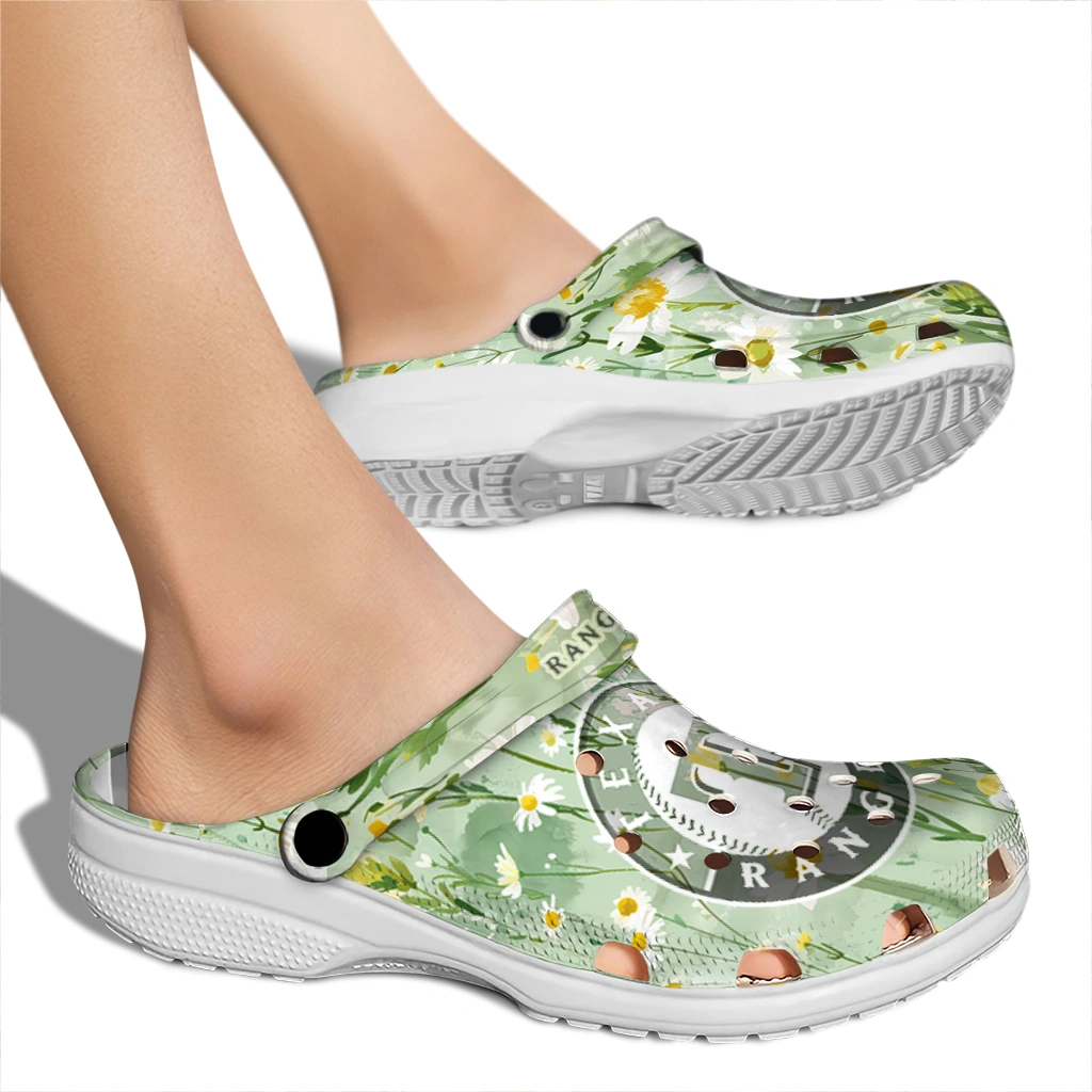 texas rangers daisy cluster clogs fashion forward texas rangers daisy cluster clogs fashion forward