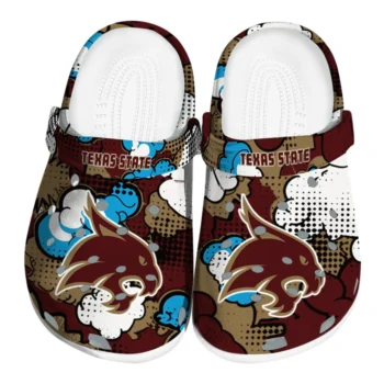texas state bobcats cloud splash clogs best selling