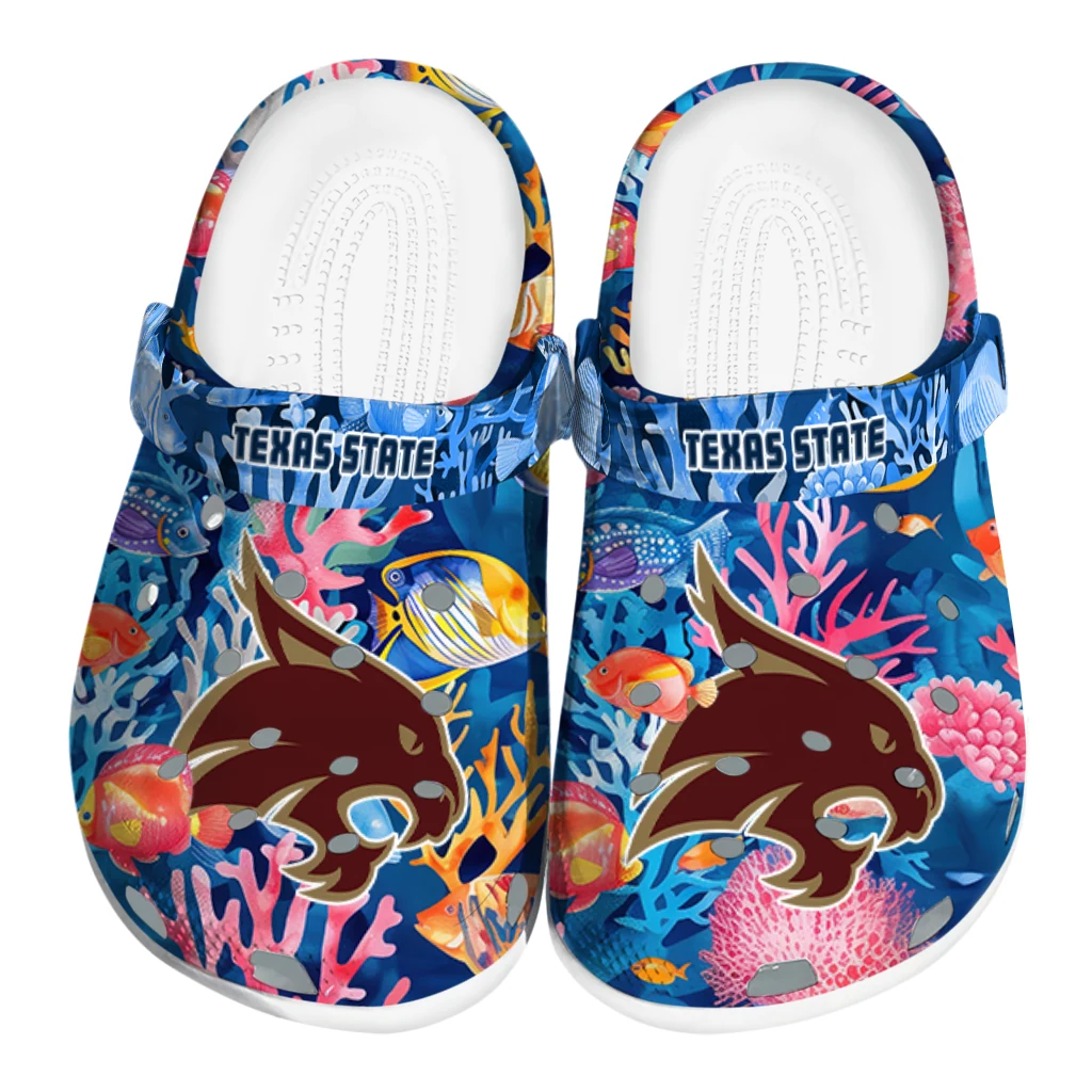 texas state bobcats ocean wonders clogs best selling texas state bobcats ocean wonders clogs best selling