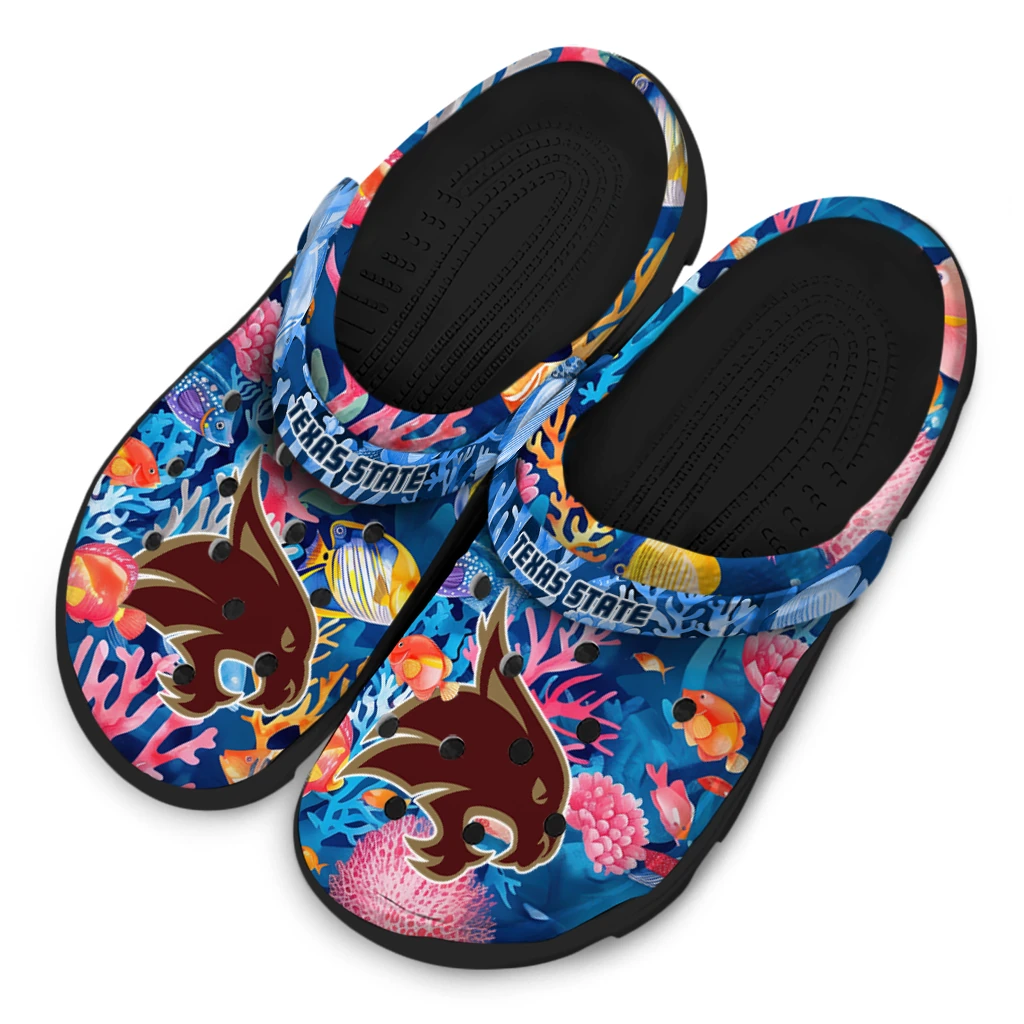 texas state bobcats ocean wonders clogs latest model texas state bobcats ocean wonders clogs latest model