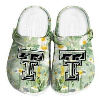 texas tech red raiders daisy cluster clogs best selling