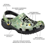 texas tech red raiders daisy cluster clogs best selling