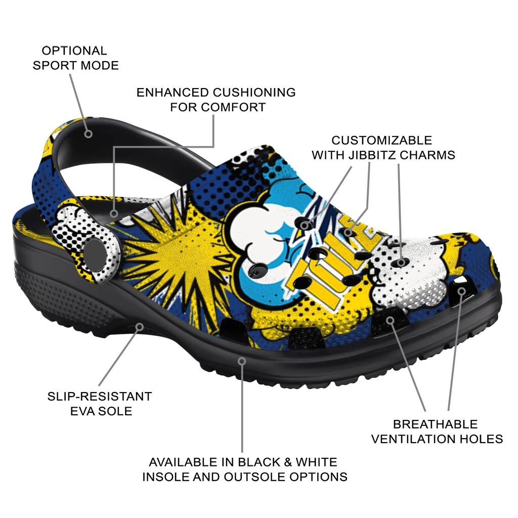toledo rockets cloud splash clogs new arrival toledo rockets cloud splash clogs new arrival