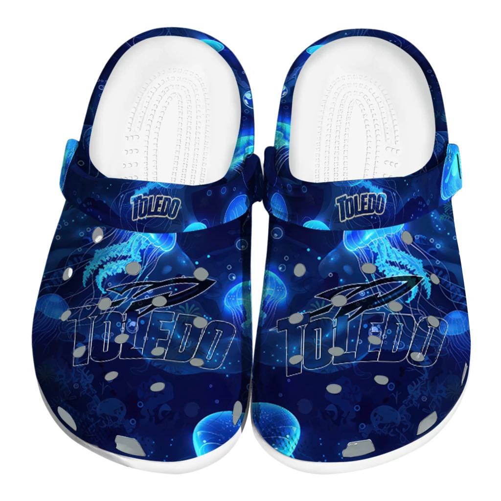 toledo rockets jellyfish ocean clogs best selling toledo rockets jellyfish ocean clogs best selling