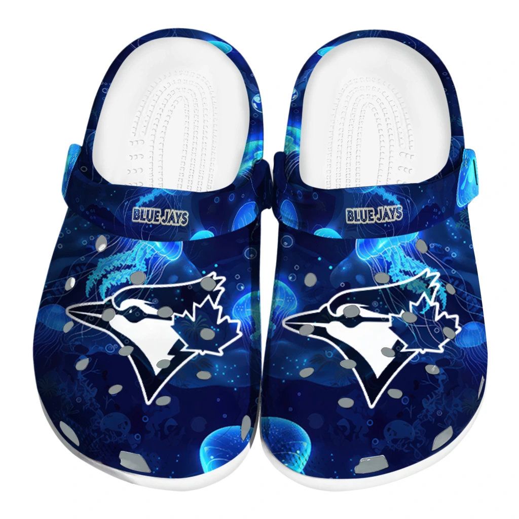 toronto blue jays jellyfish ocean clogs best selling toronto blue jays jellyfish ocean clogs best selling