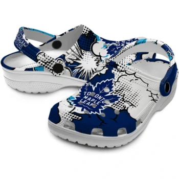 toronto maple leafs cloud splash clogs high quality