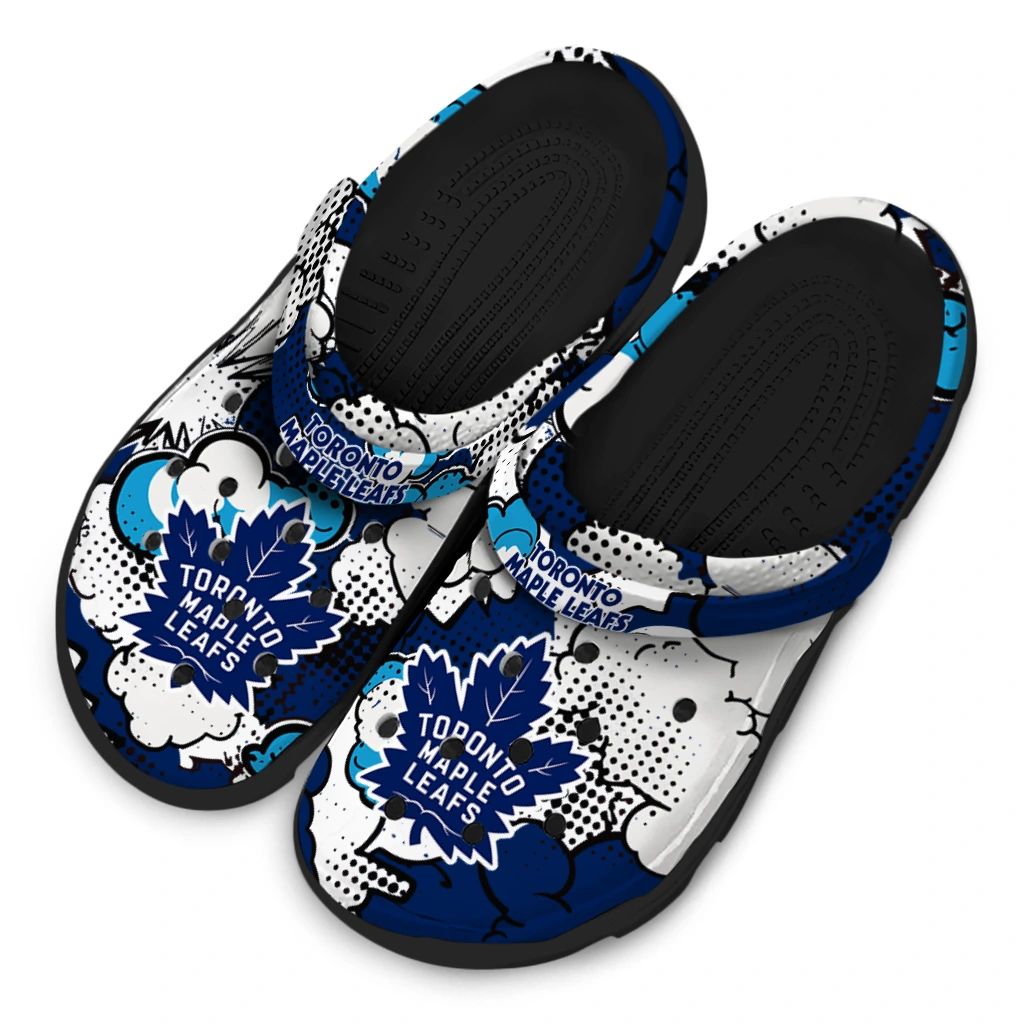 toronto maple leafs cloud splash clogs latest model toronto maple leafs cloud splash clogs latest model