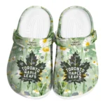 toronto maple leafs daisy cluster clogs best selling