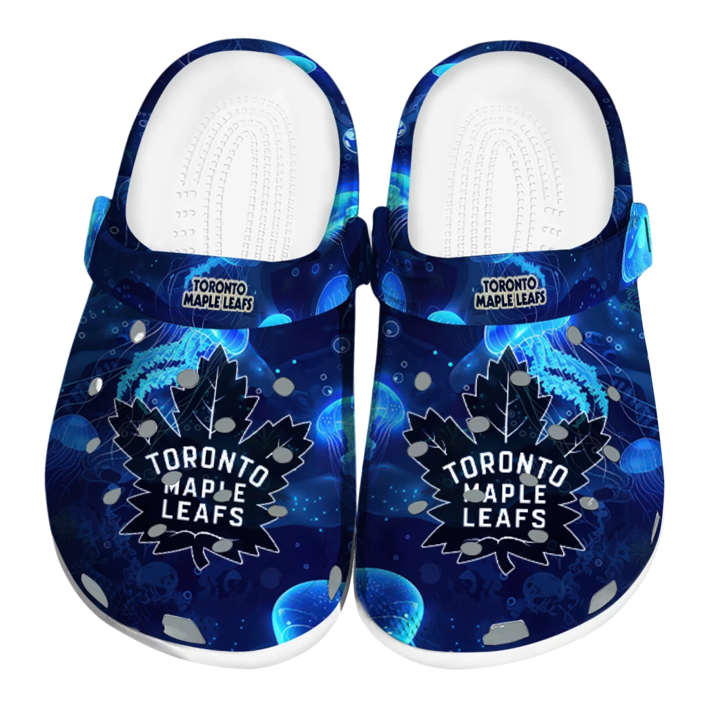 toronto maple leafs jellyfish ocean clogs best selling toronto maple leafs jellyfish ocean clogs best selling