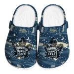 toronto maple leafs night cactus clogs best selling